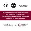 Rund textilkabel Vertigo HD Celine, ERM43