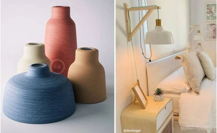 La nuova collezione di paralumi in ceramica Materia - Creative Cables