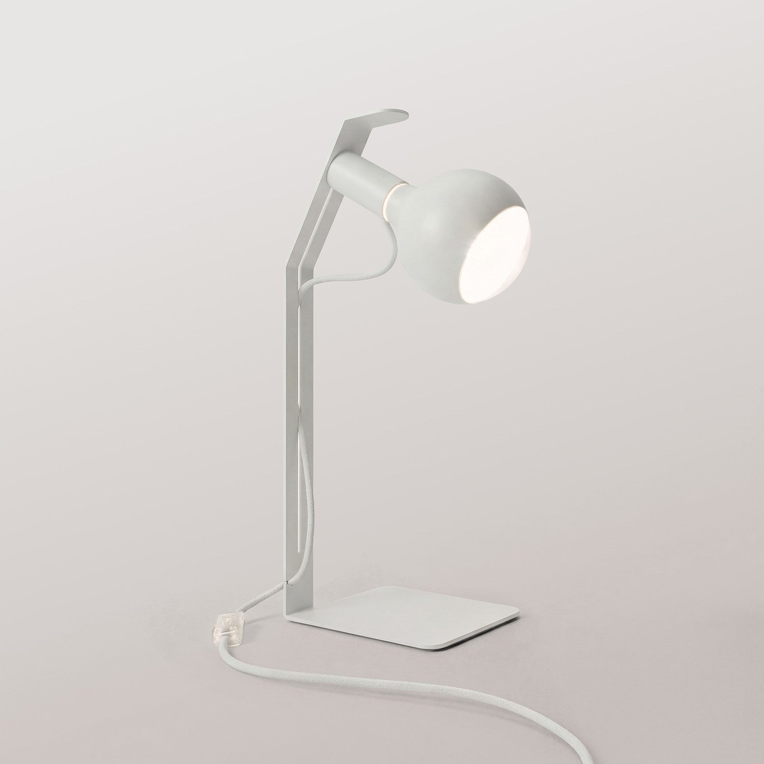 Koso Lucia - Lampada da tavolo con spina UK - Bianco