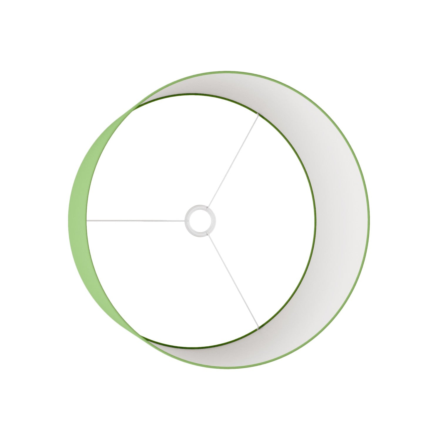 Paralume Cilindro XL in tessuto con attacco E27 - Made in Italy - Cinette Verde Pistacchio