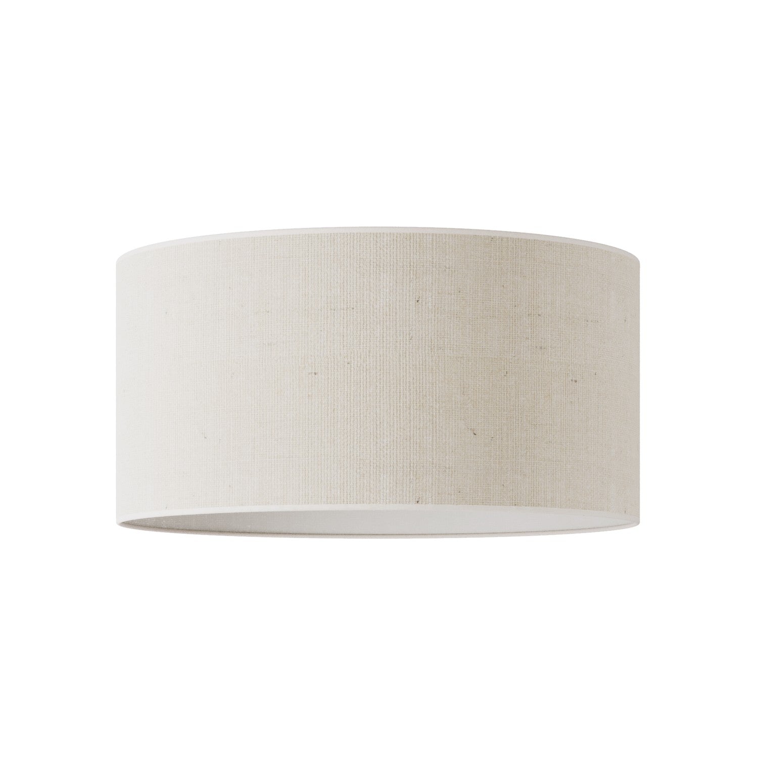 Paralume Cilindro XL in tessuto con attacco E27 - Made in Italy - Juta Chiara