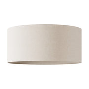 Paralume Cilindro XXL in tessuto con attacco E27 - Made in Italy - Lana Sabbia