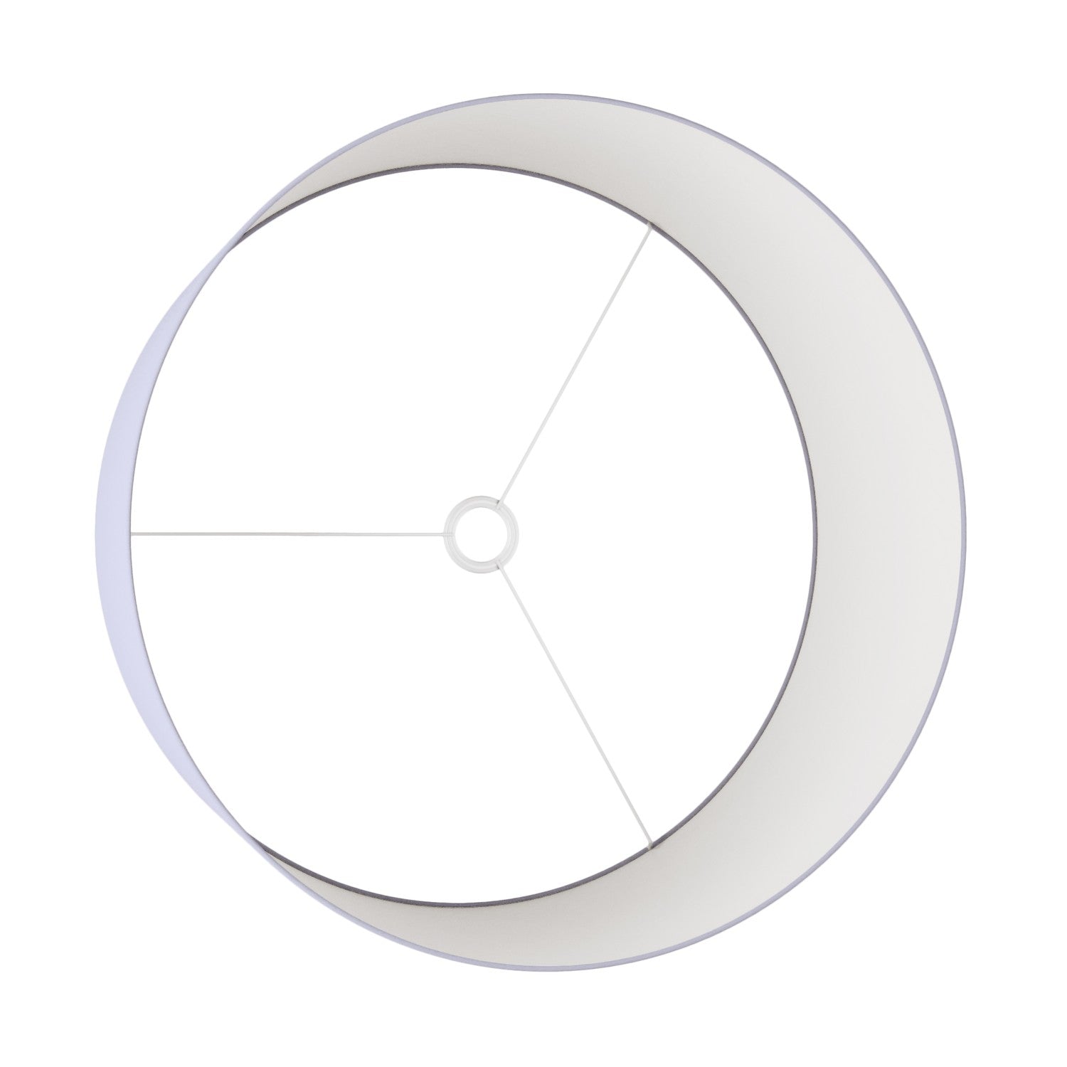 Paralume Cilindro XXL in tessuto con attacco E27 - Made in Italy - Teletta Lilla