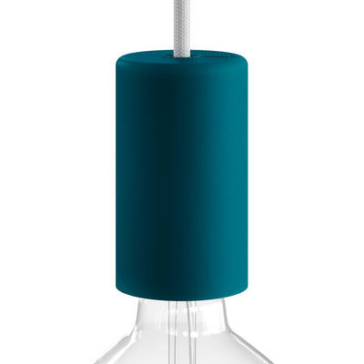 EIVA ELEGANT, kit lamphållare för utomhusbruk E27 IP65 i silikon för Modulair-system – Petrol