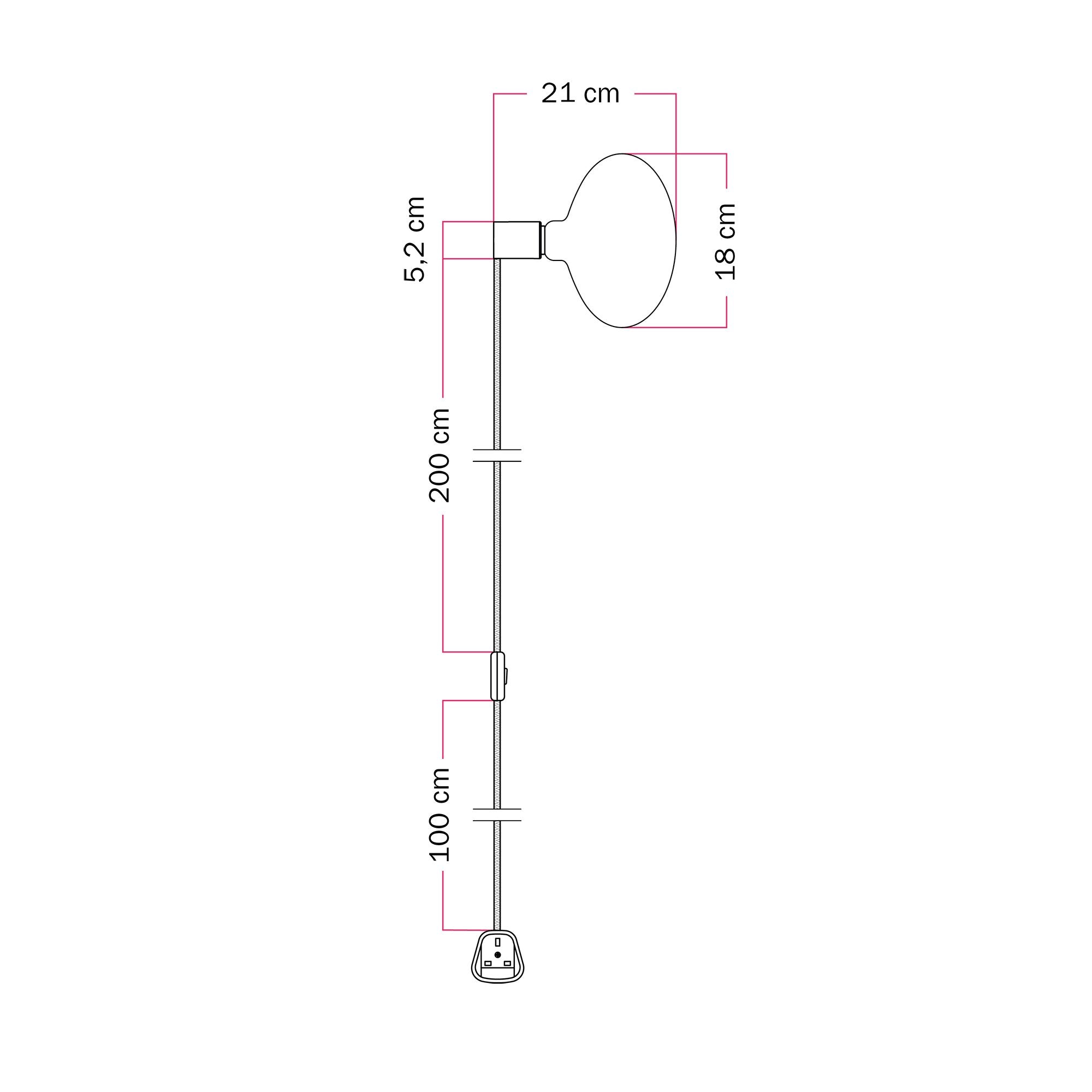 IP65 utomhusvägglampa med justerbart led och okrossbar Unbreak-a-Ball-klotglob. Perfekt för verandor, uteplatser och poolområden.