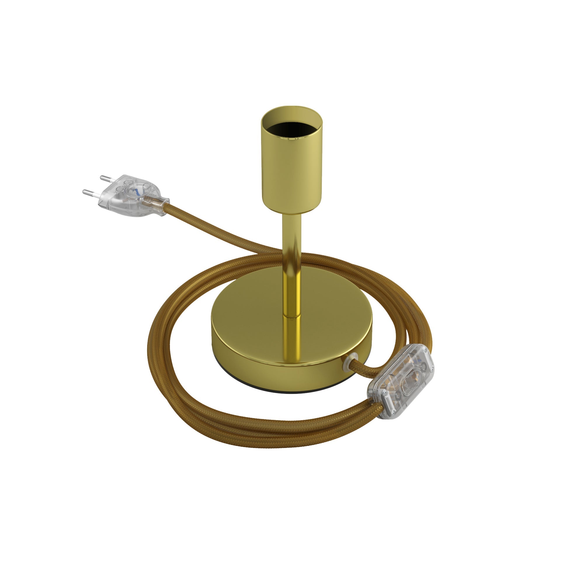 Alzaluce - Lampada da tavolo in metallo - Ottone 10 cm