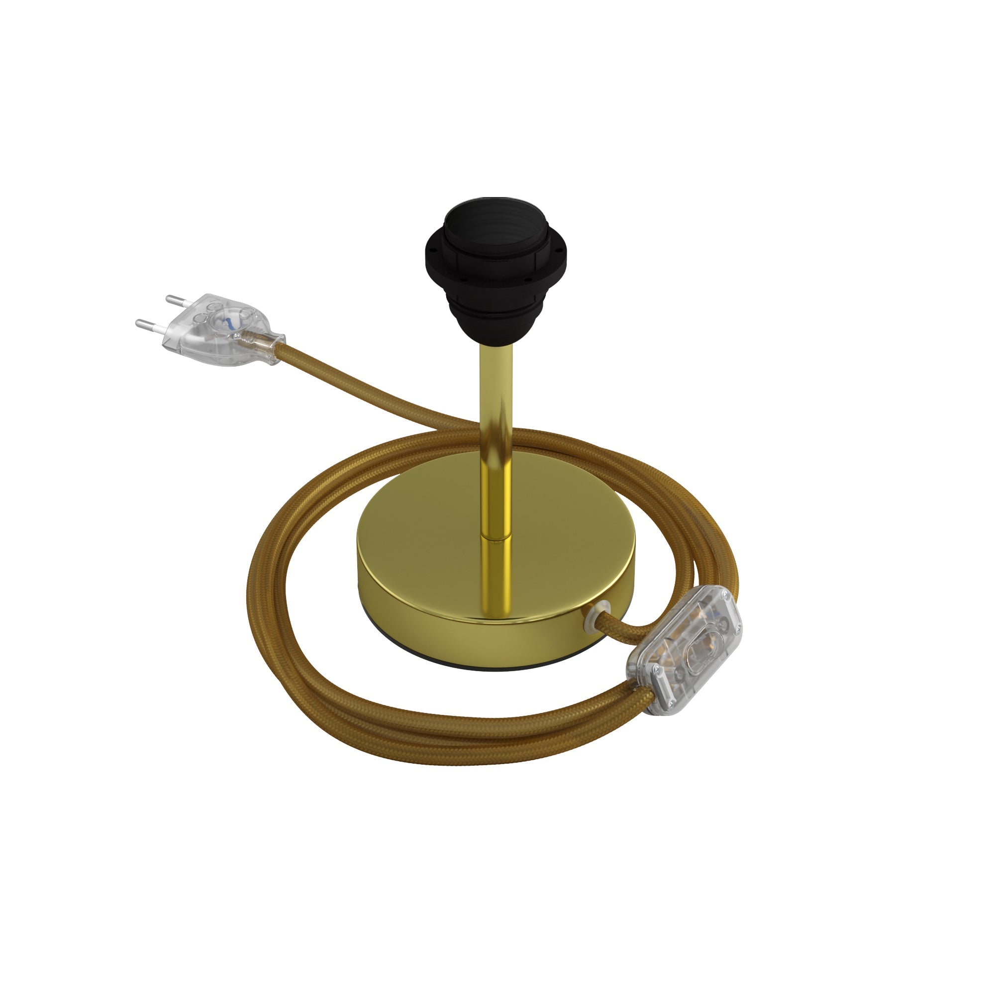 Alzaluce per paralume - Lampada da tavolo in metallo - Ottone 10 cm