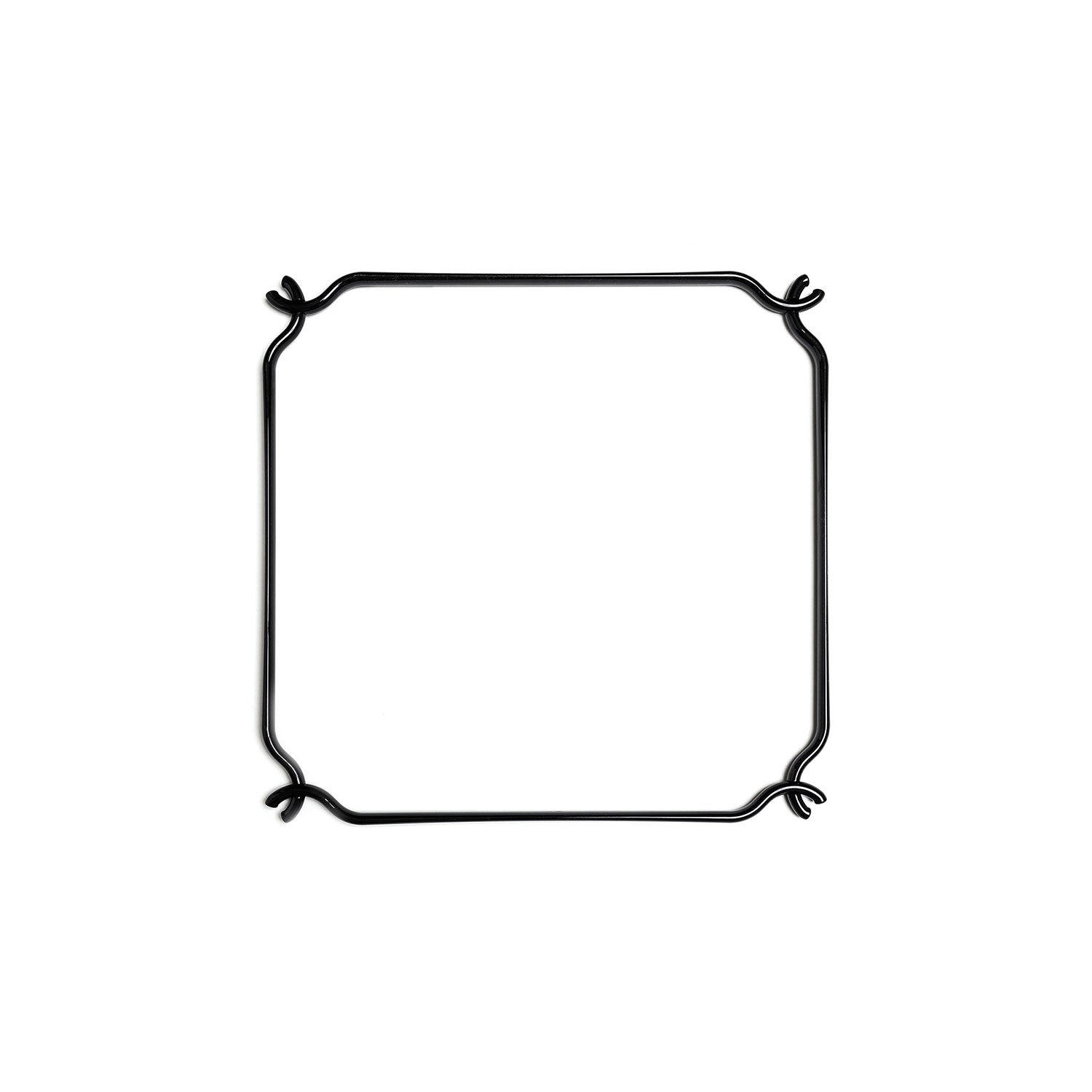 Cage Quadrato - Struttura per lampadari - Nero S - L 34 cm