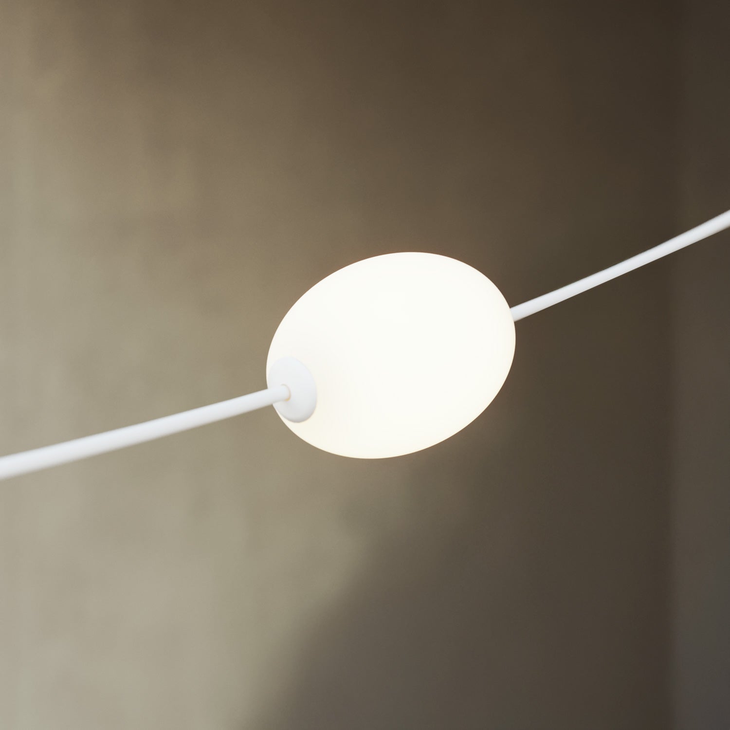 Catena luminosa 12 punti luce da esterno IP67 Bianco sabbia - Marina12