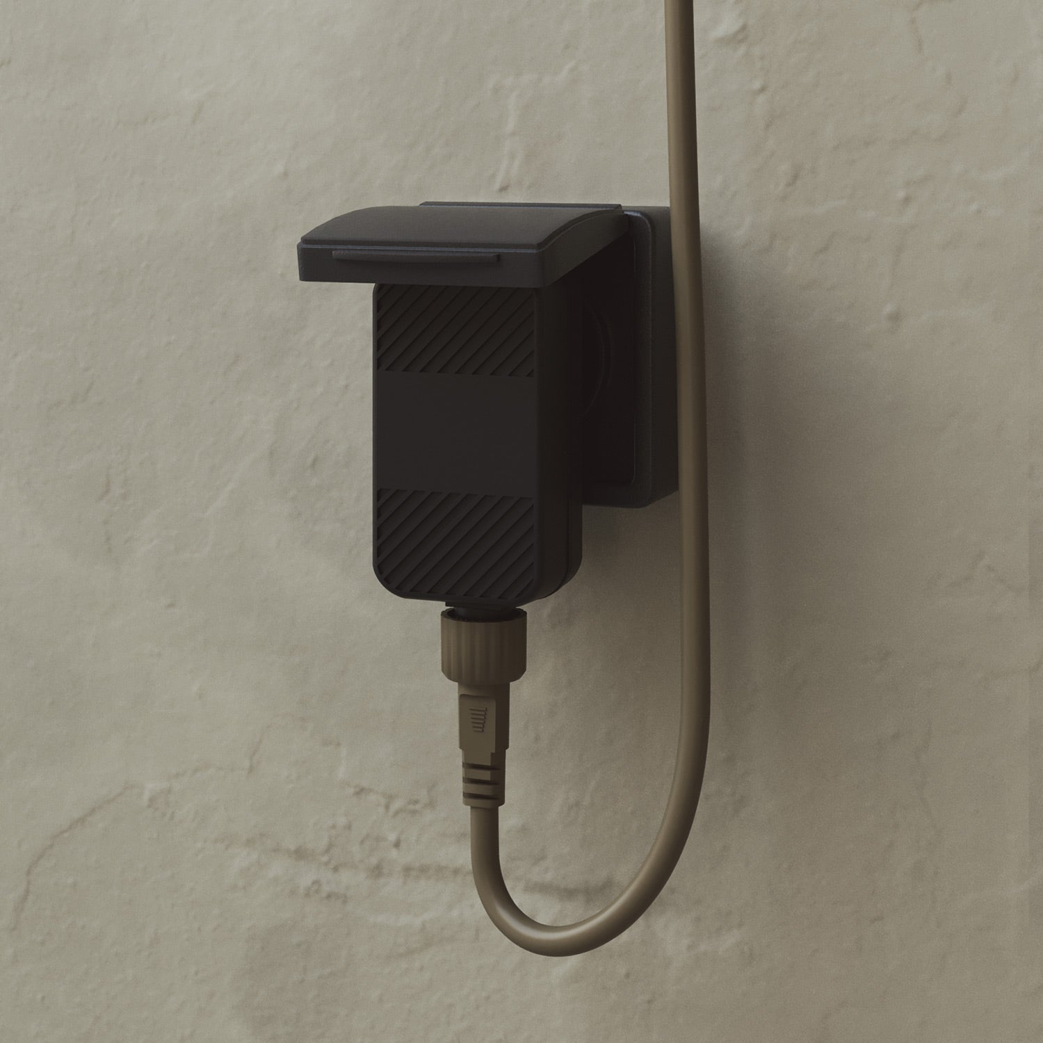 Catena luminosa 4 punti luce da esterno IP67 Verde Oliva - Marina4 Cherry 70 cm