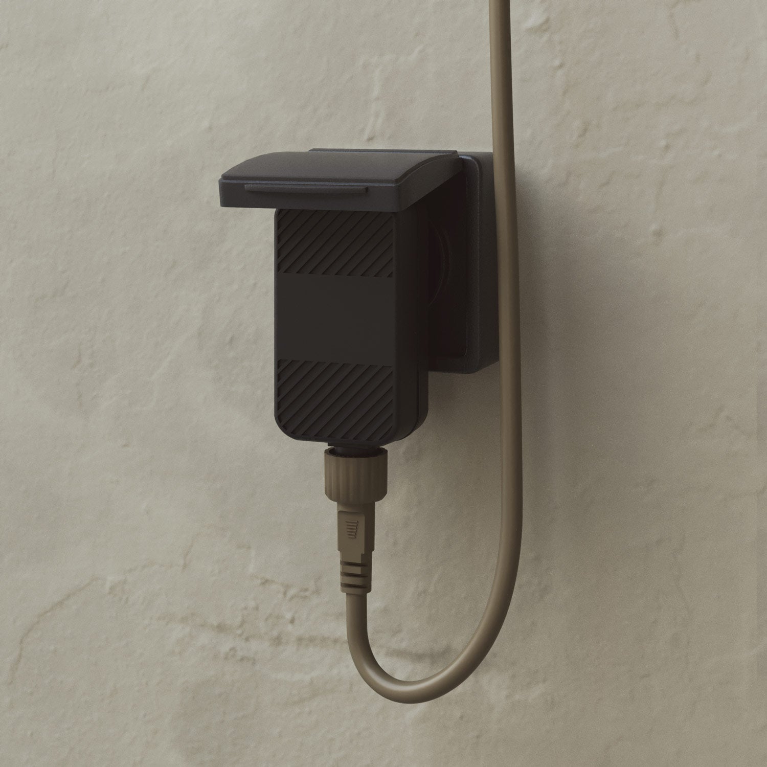 Catena luminosa reticolare 7 punti luce da esterno IP67 Verde oliva - Marina GRID