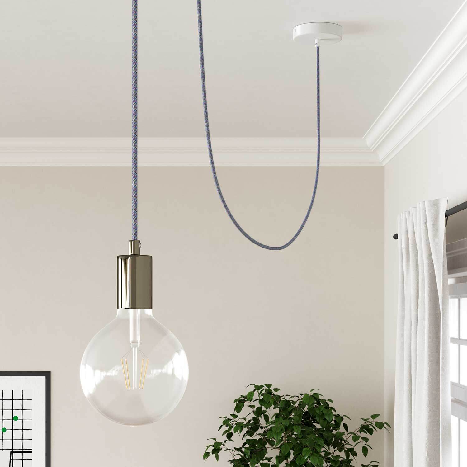 Cavo colorato in cotone Lollipop - L'Originale Creative Cables, la scelta migliore per lampade colorate - RX09