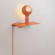 Combo Camo - Lampada con mensola e spina UK - Arancione