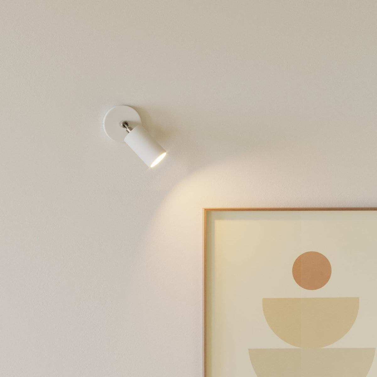 Faretto GU10 orientabile da parete o soffitto Bispot - Bianco opaco Si No