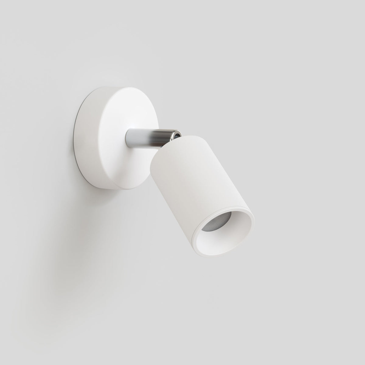 Faretto GU10 orientabile da parete o soffitto Bispot - Bianco opaco Si No