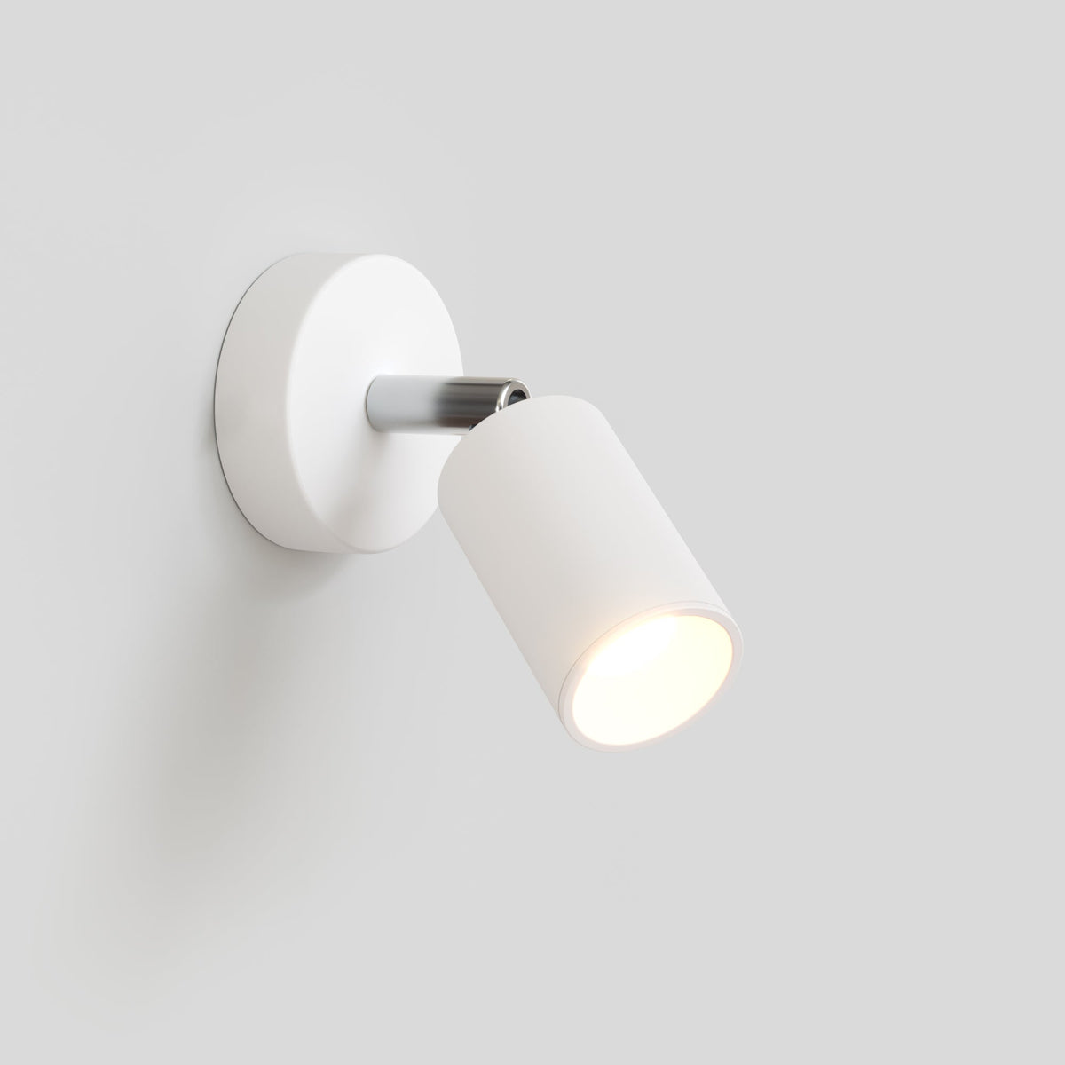 Faretto GU10 orientabile da parete o soffitto Bispot - Bianco opaco Si No
