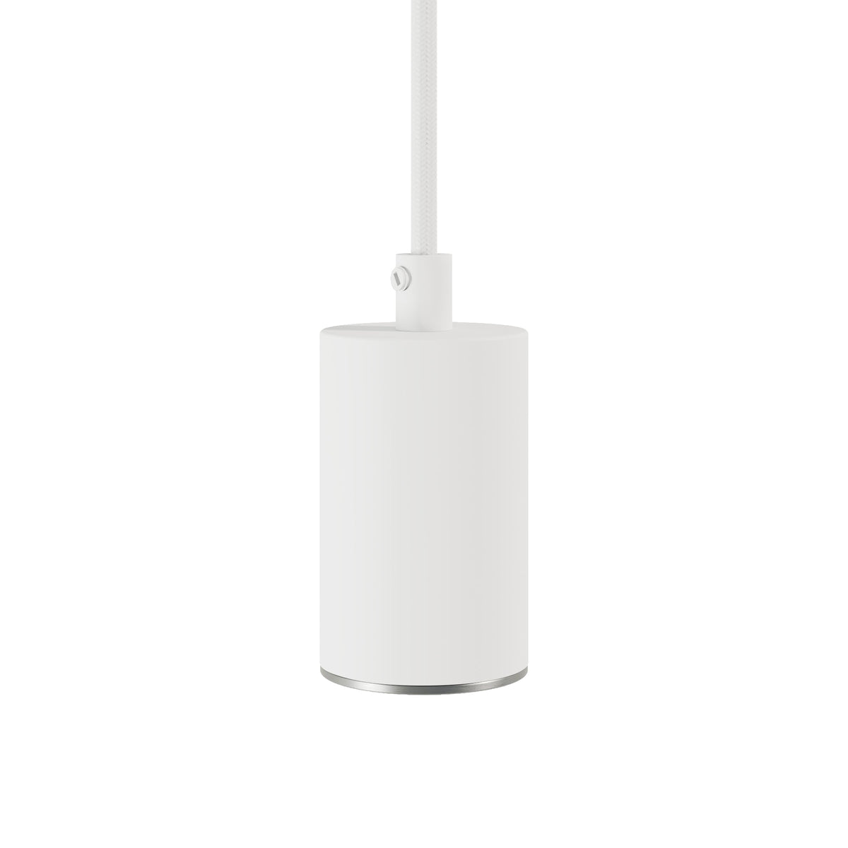 Faretto GU10 Spotlight LED Bispot - Bianco opaco / Titanio satinato