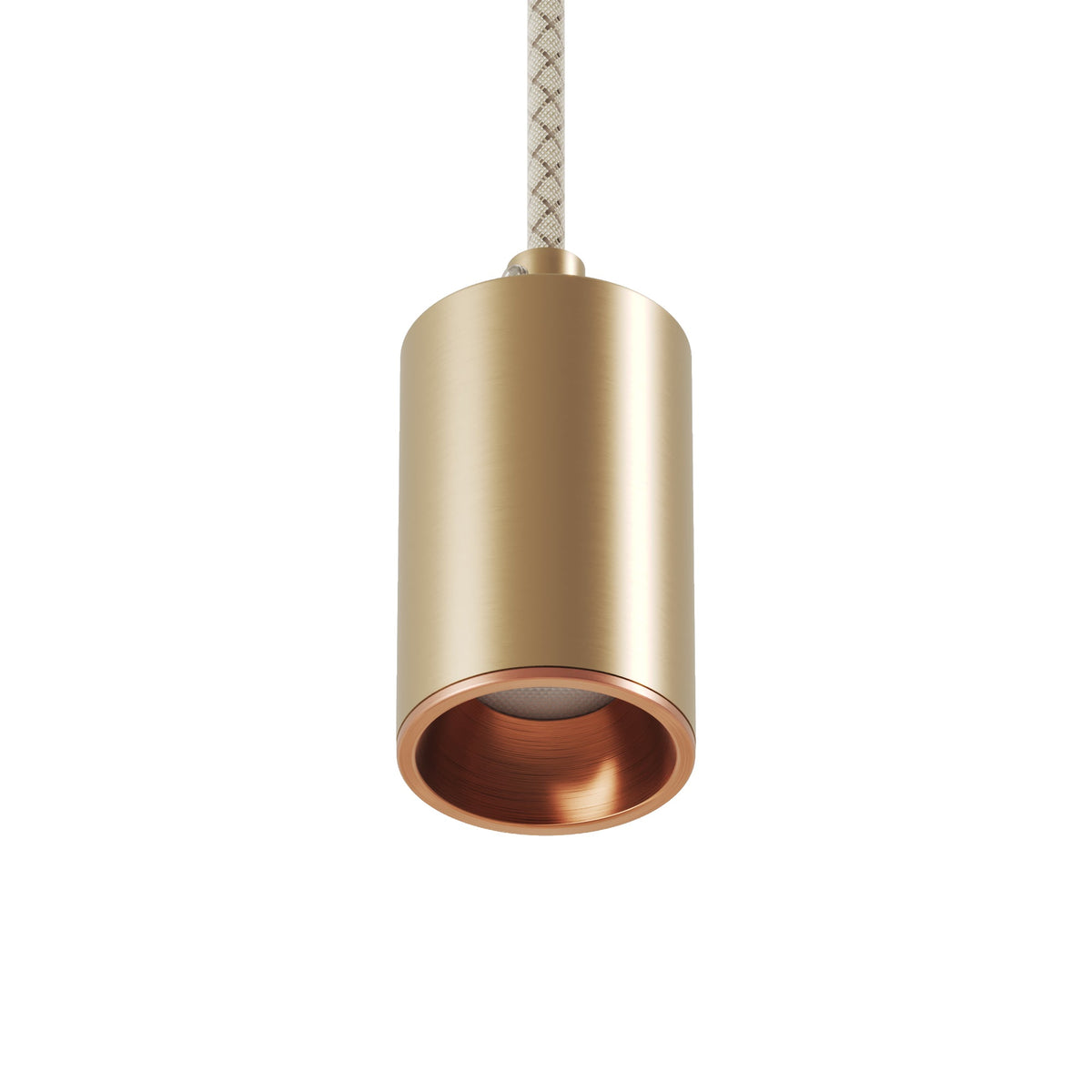Faretto GU10 Spotlight LED Bispot - Bronzo satinato / Rame satinato