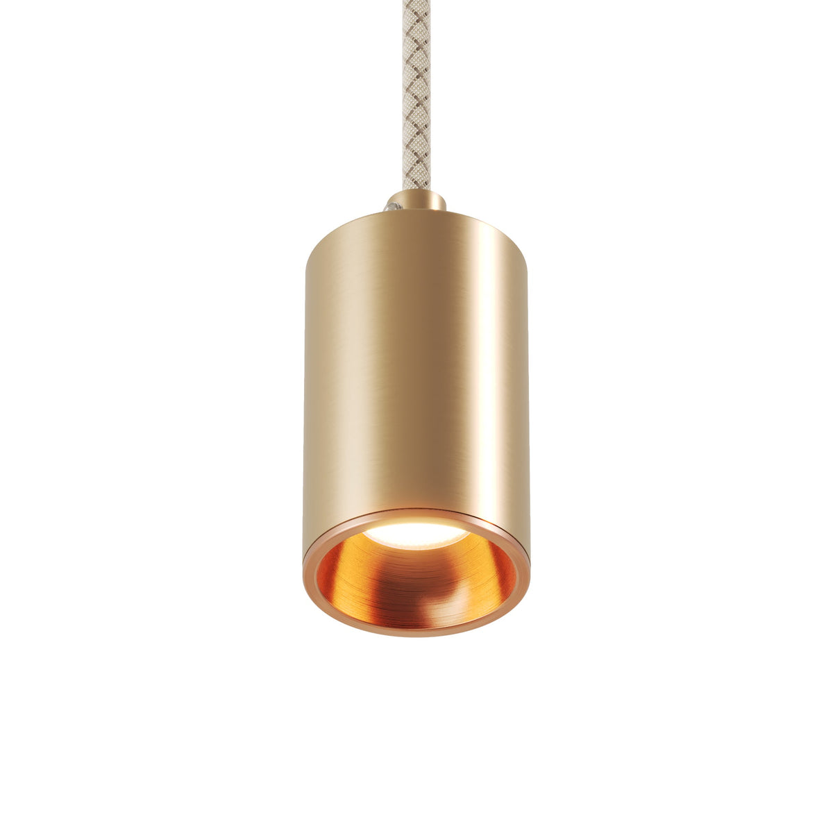 Faretto GU10 Spotlight LED Bispot - Bronzo satinato / Rame satinato