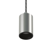 Faretto GU10 Spotlight LED Bispot - Titanio satinato / Nero