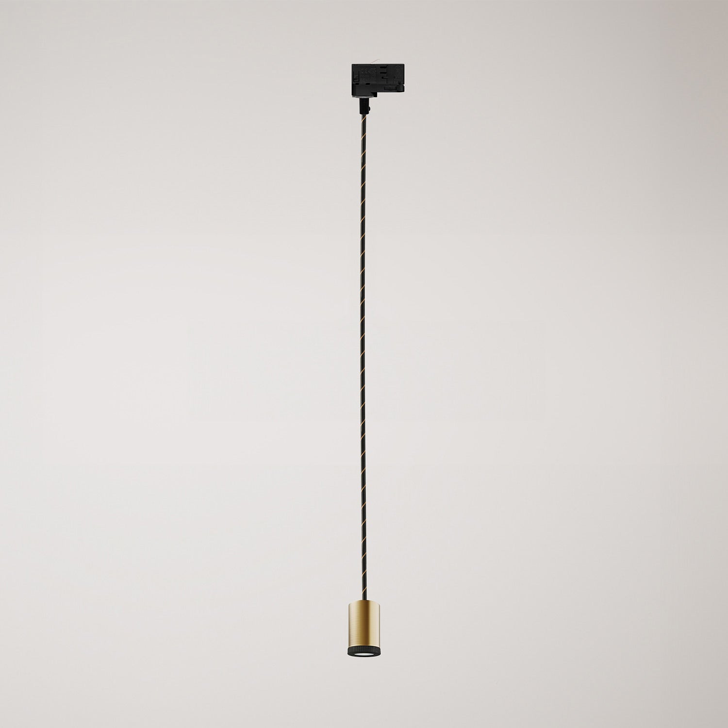 Faretto singolo Mini Spotlight GU1d0 per binari - Bronzo satinato