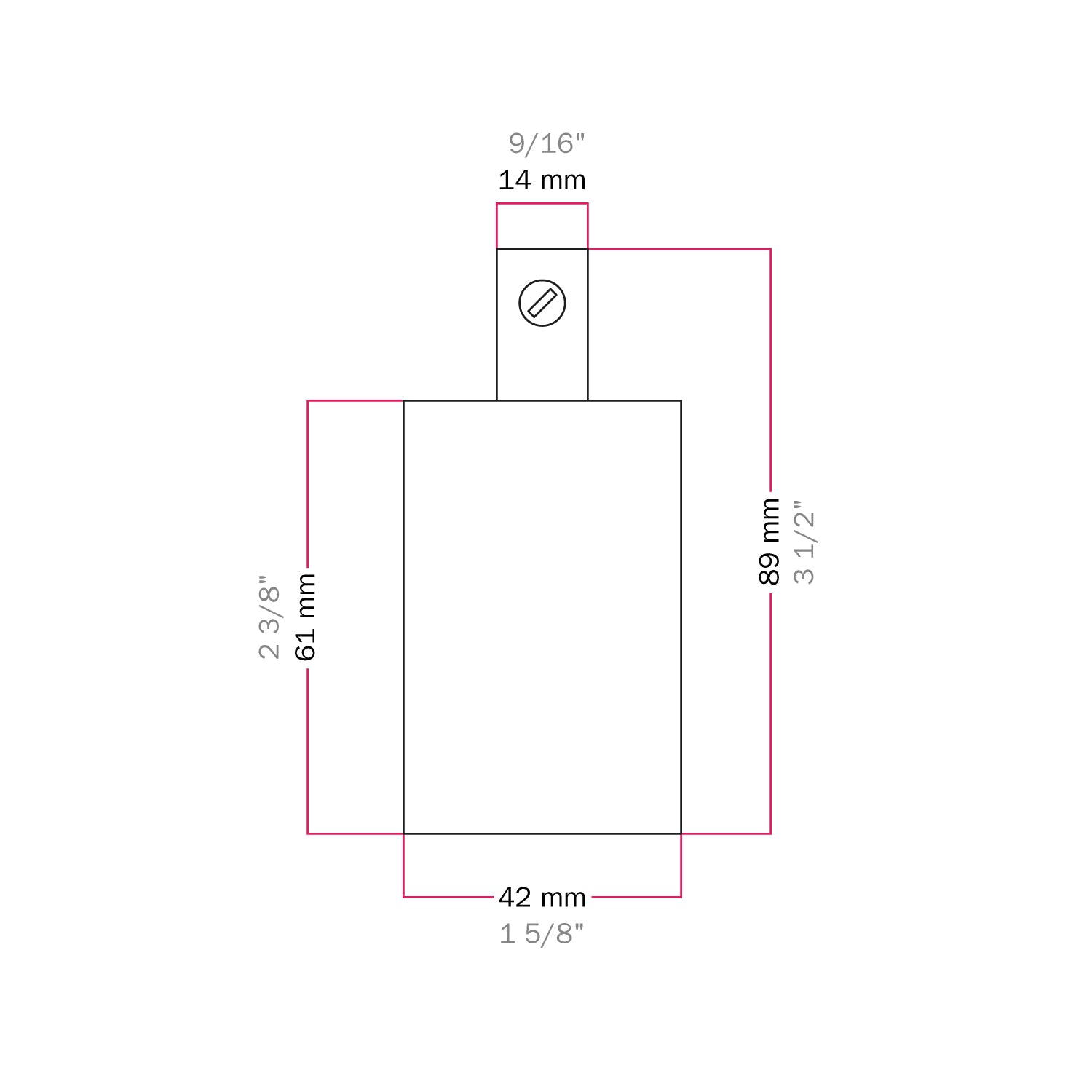 Kit portalampada E27 cilindrico in metallo - Bianco opaco Cilindrico