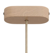 Kit rosone in legno ovale - Neutro