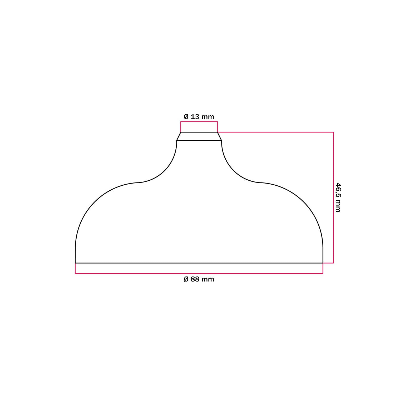 Kit rosone in silicone con foro centrale e predisposizione per foro laterale - Grigio