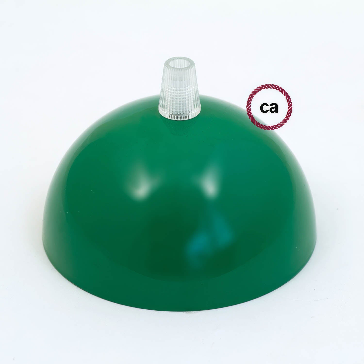 Kit rosone semisferico in metallo verniciato - Verde