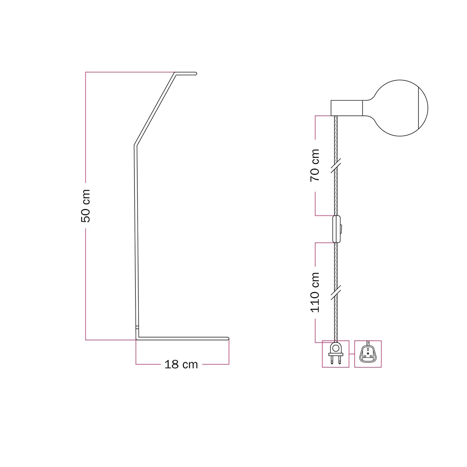 Koso Lucia - Lampada da tavolo - Giallo