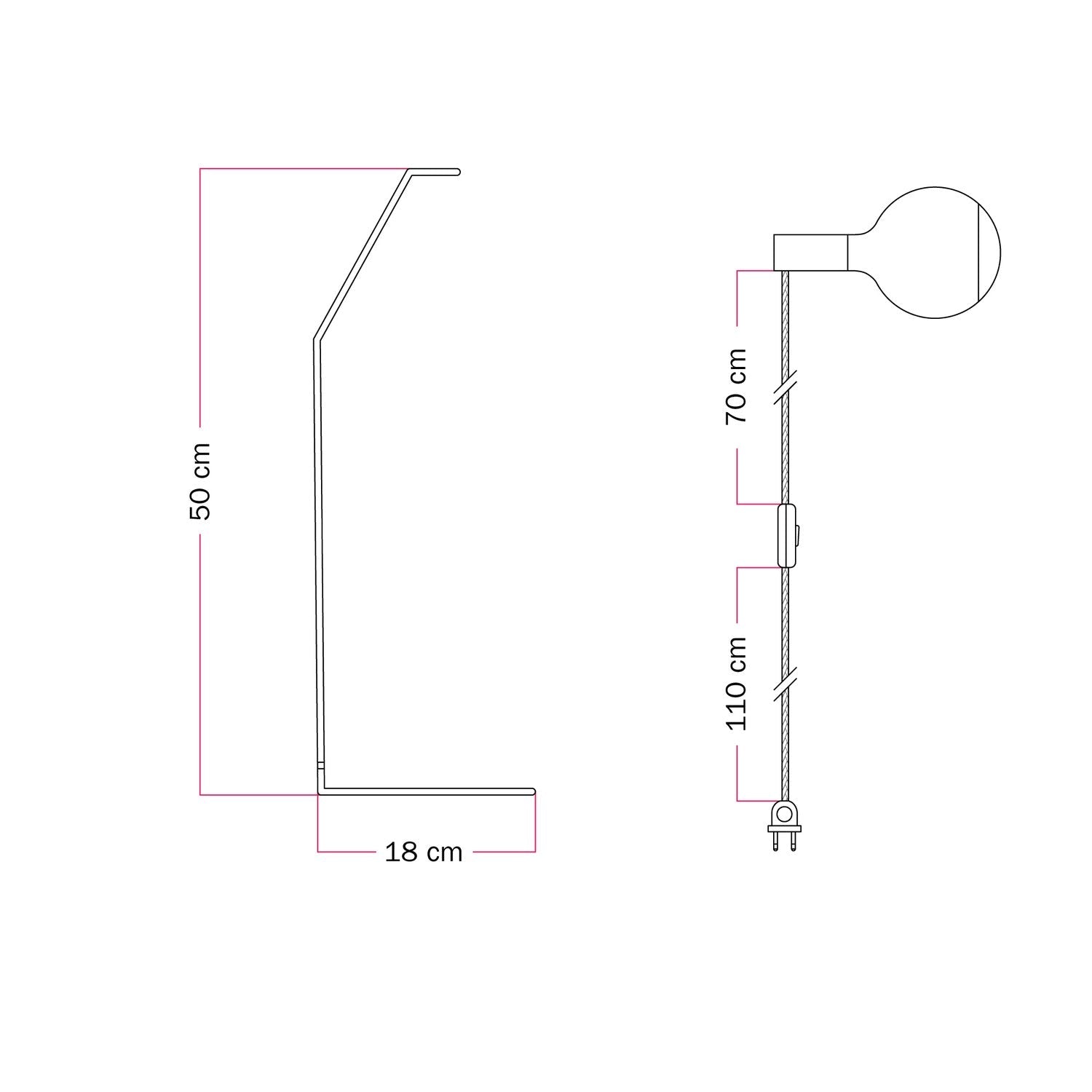 Koso Lucia - Lampada da tavolo - Verde - Creative Cables