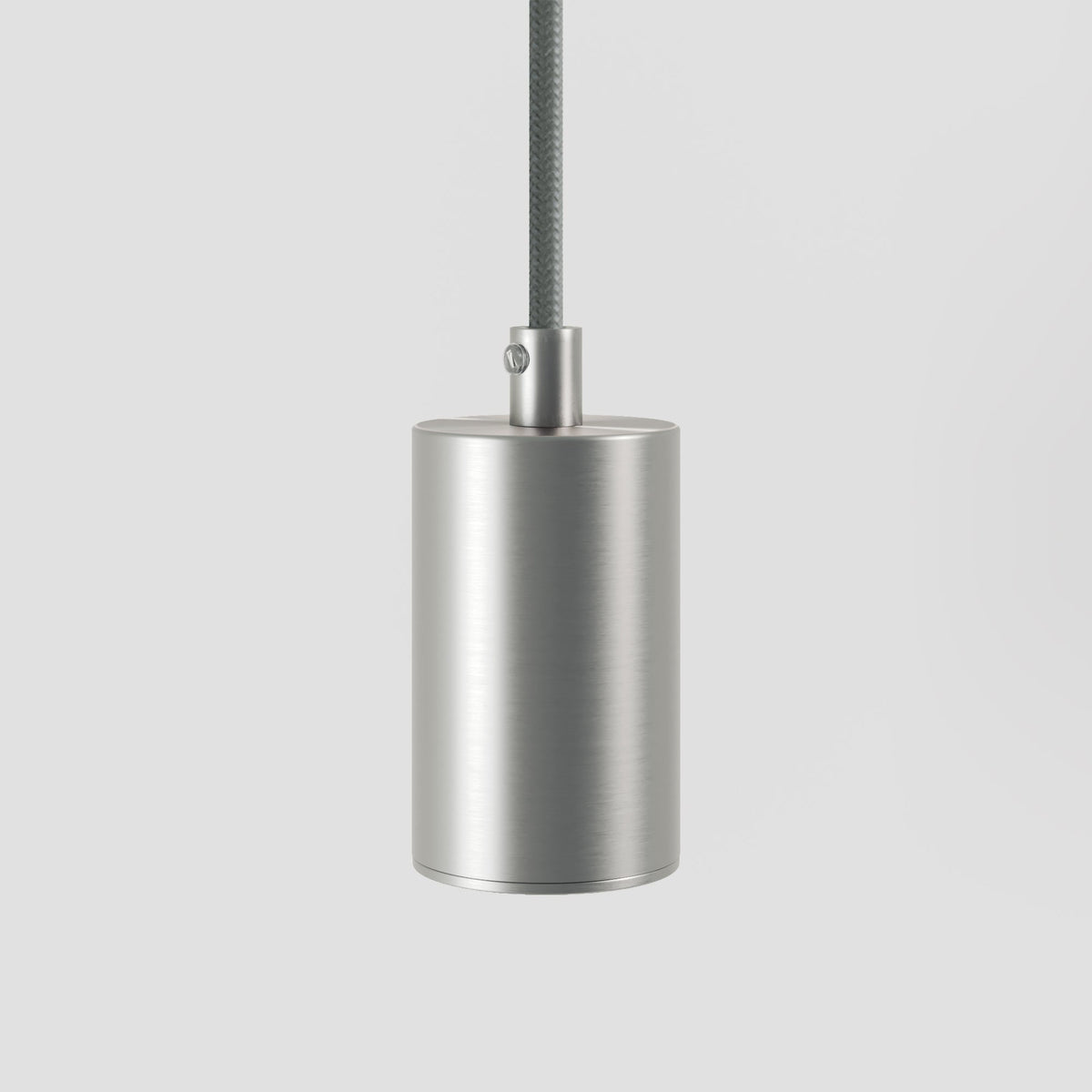Lampada a sospensione con faretto GU10 Bispot per sistema a binario - Titanio satinato Si Powergear