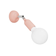 Lampada Fermaluce in silicone con snodo - Salmone