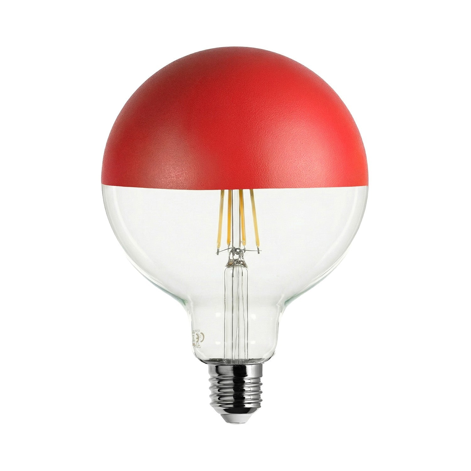 Lampadina LED Maria G125 4,8W 806Lm E27 2700K Dimmerabile - Rosso