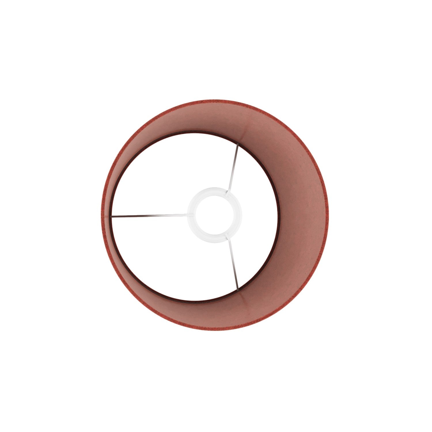 Paralume Athena con attacco E27 per lampada da tavolo - Made in Italy - Lana aragosta