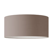 Paralume Cilindro XXL in tessuto con attacco E27 - Made in Italy - Arenal Cenere