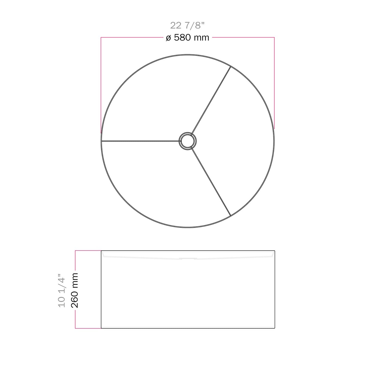 Paralume Cilindro XXL in tessuto con attacco E27 - Made in Italy - Lana Beige