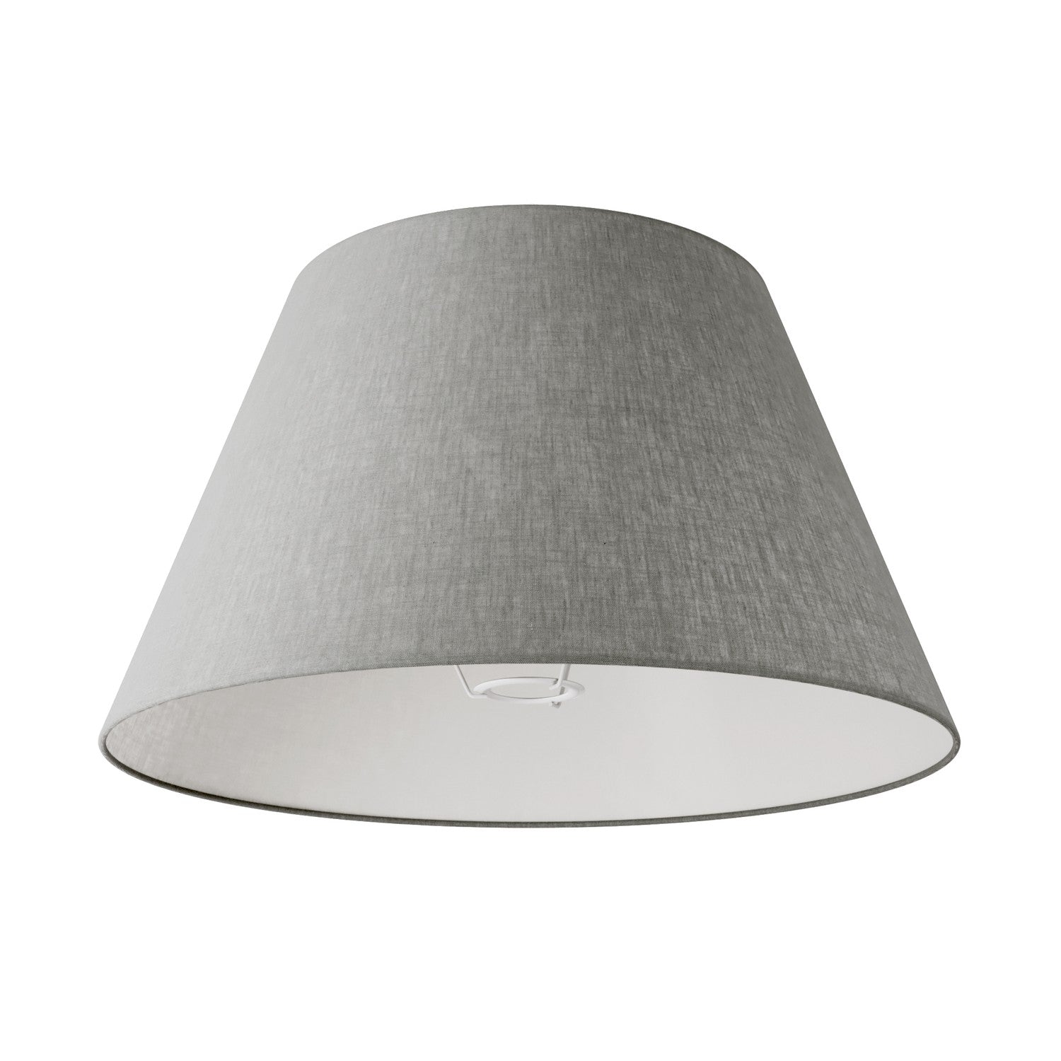 Paralume Impero L per lampada da tavolo o applique con attacco E27 - Made in Italy - Camelot Grigio