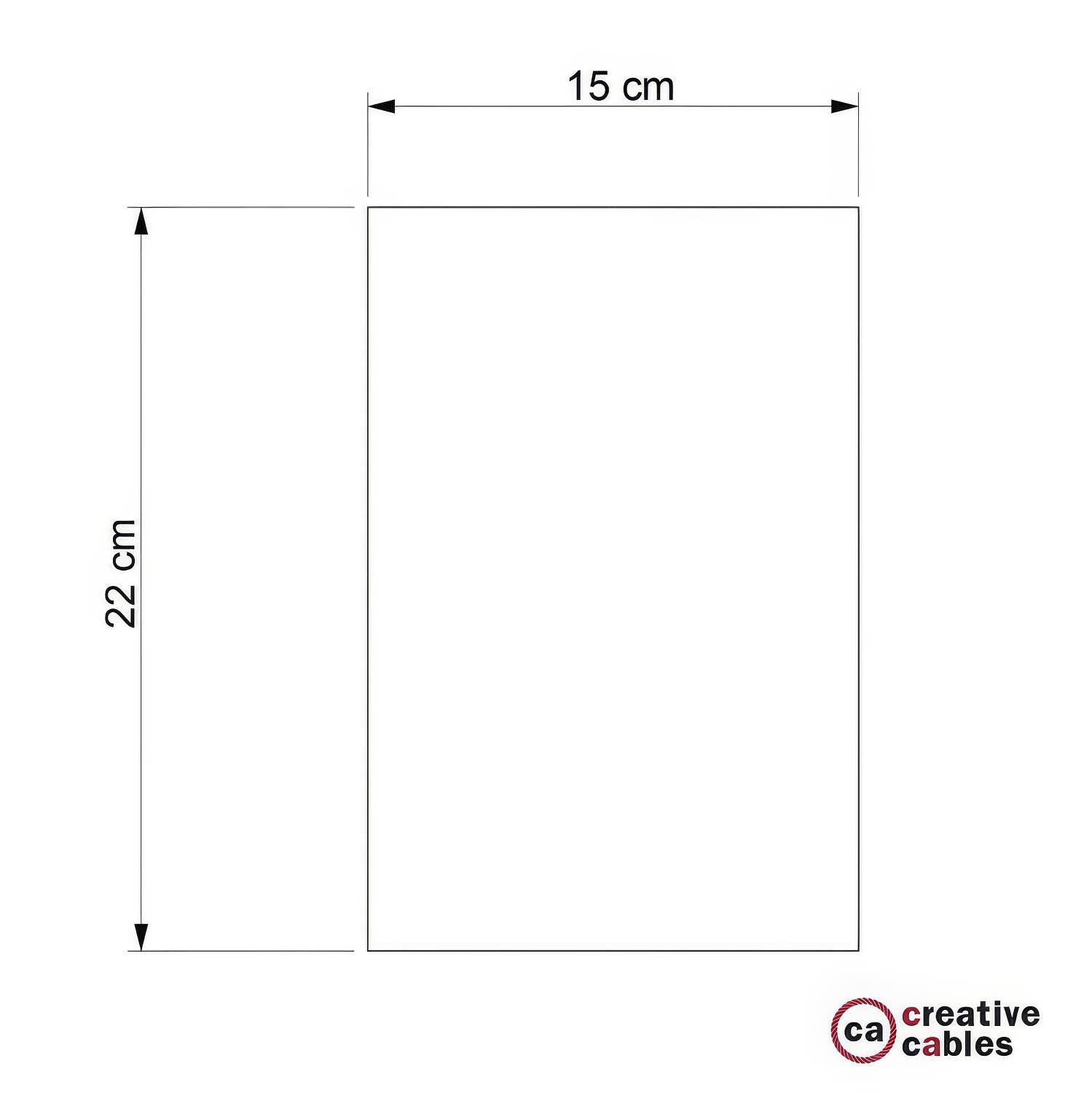 Paralume in cemento Cubo per lampada a sospensione, completo di serracavo e portalampada E27 - Cemento scuro