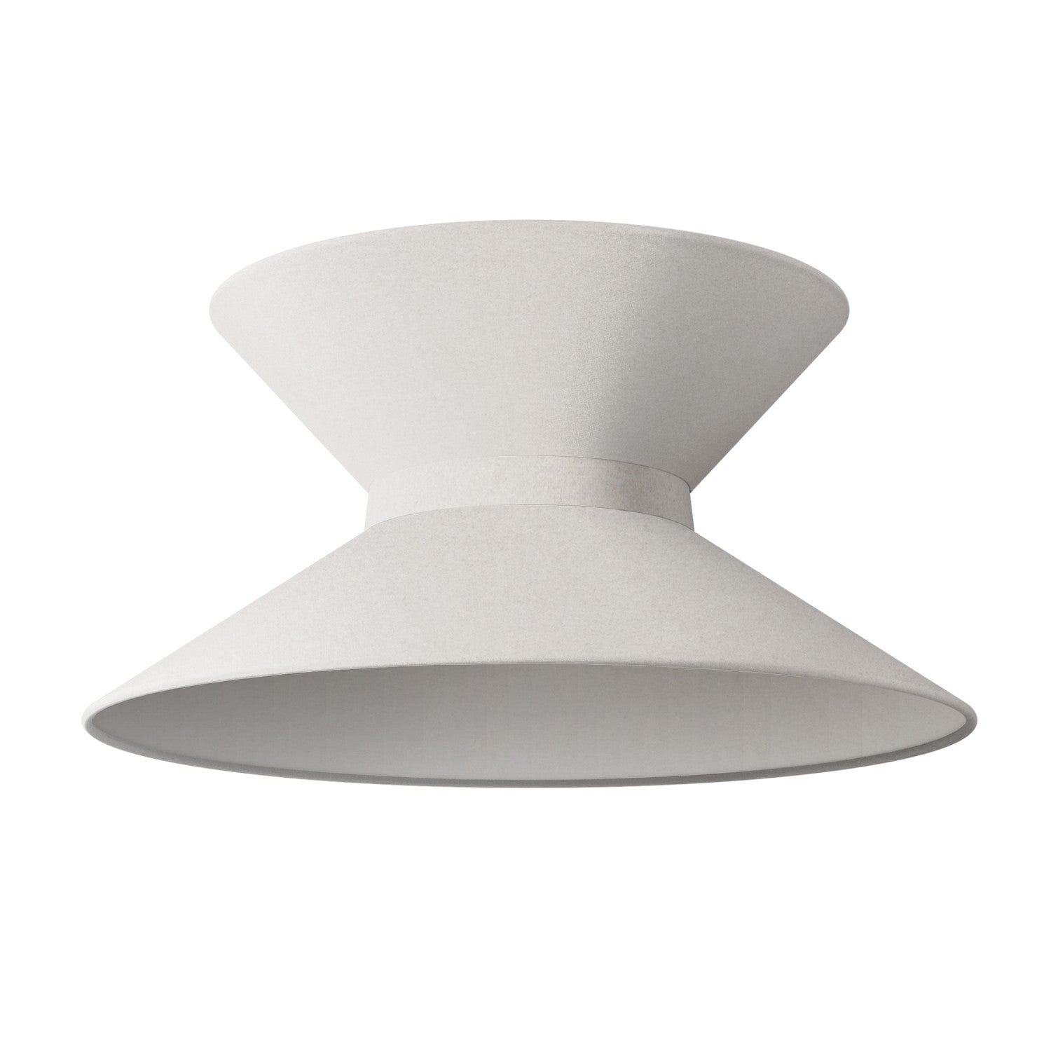 Paralume in tessuto Clessidra per lampada a sospensione - Lana Sabbia Lana sabbia