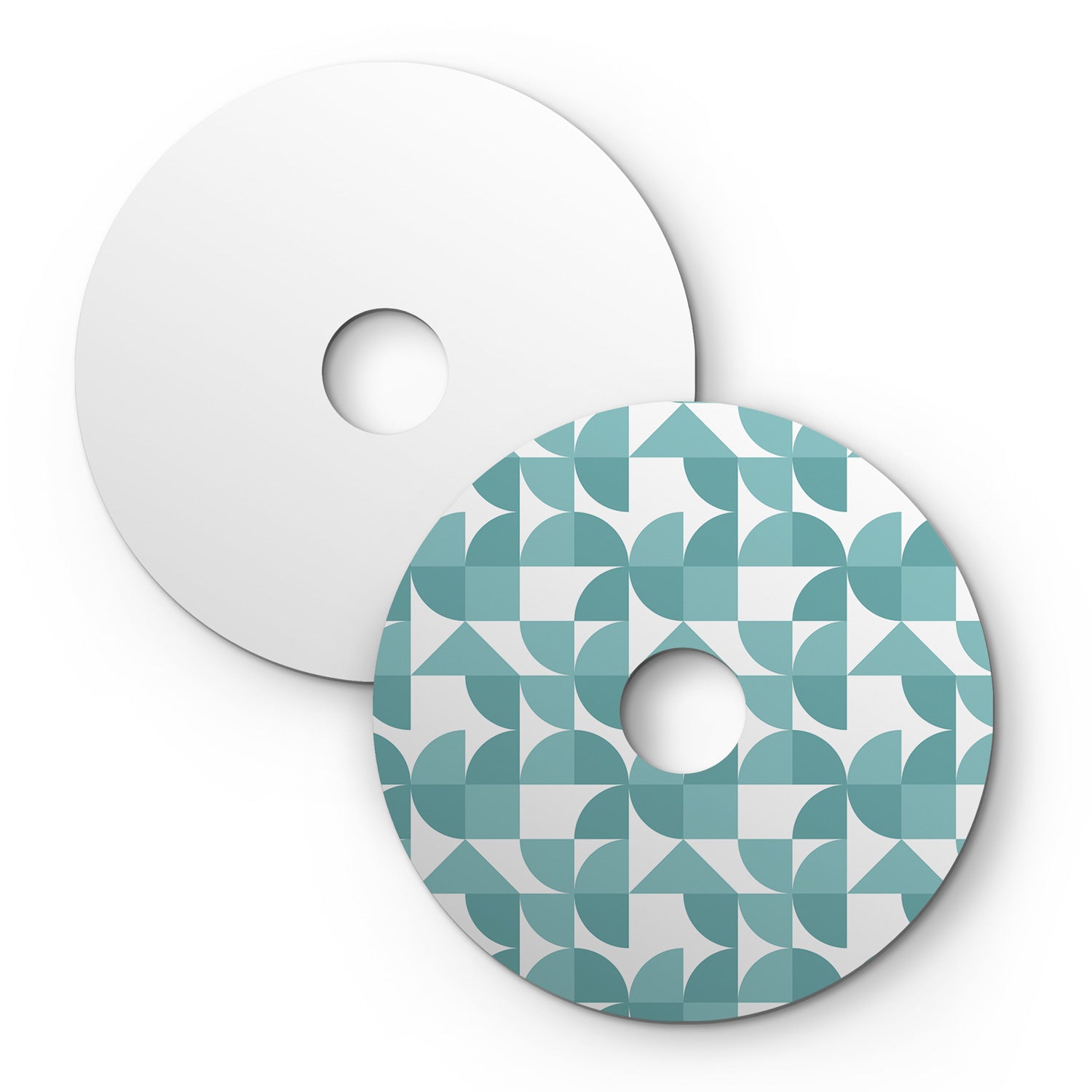 Paralume mini piatto Ellepì con disegni geometrici 'Kaleidoscope' Geometria 3, diametro 24 cm - Made in Italy