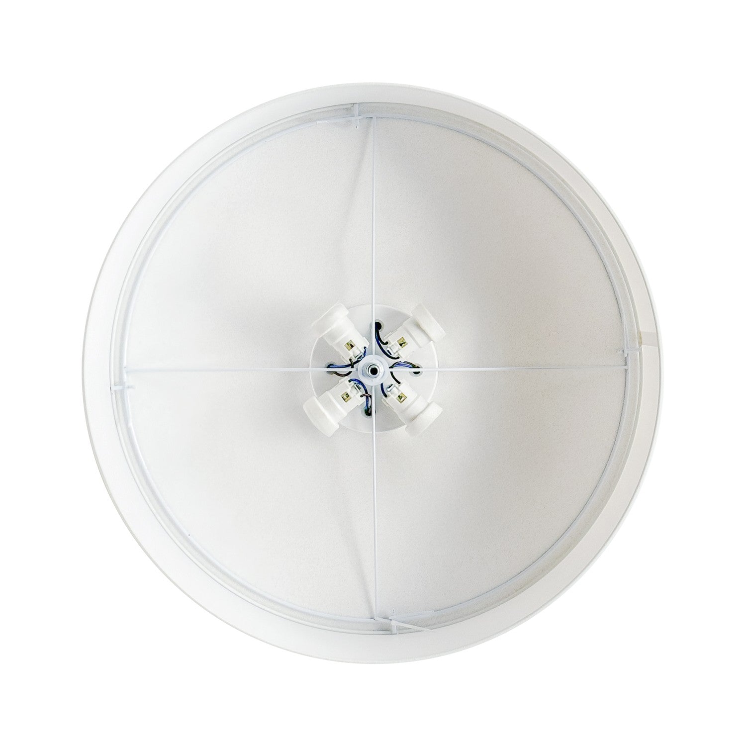 Plafoniera in tessuto Medium Slim - Made in Italy - Lana Senape