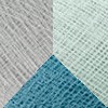 Ljusblå Polyester - Denim - Pärlgrå